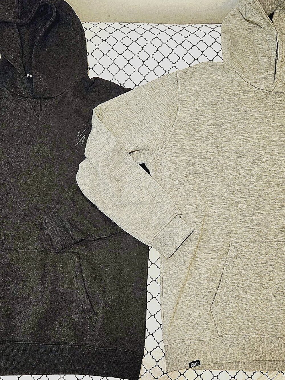 2 Rival Branded Hoodie Sweatshirts Size Large & XL NEW Minimal Logo
